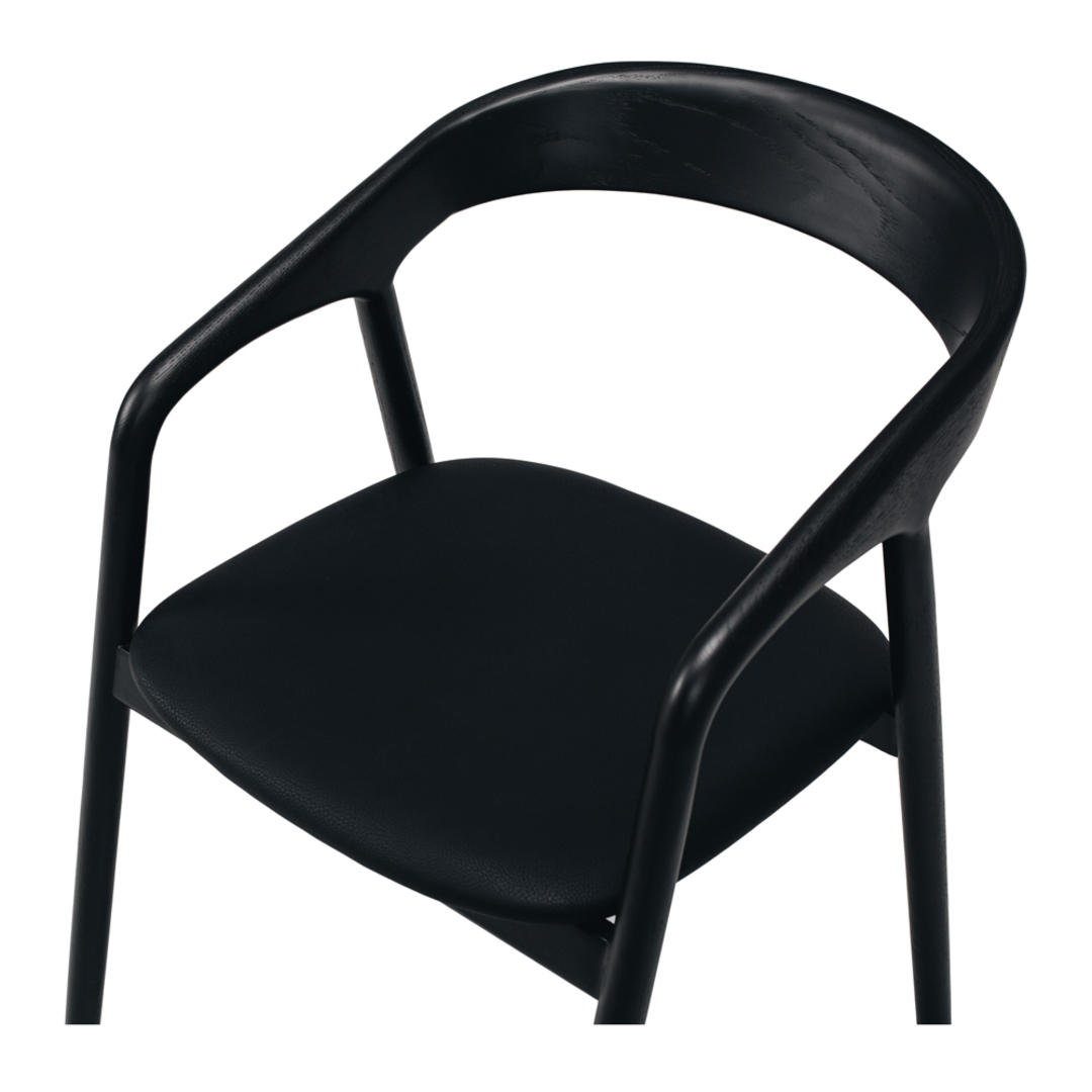 Nora Chair Black Oak PU image 4
